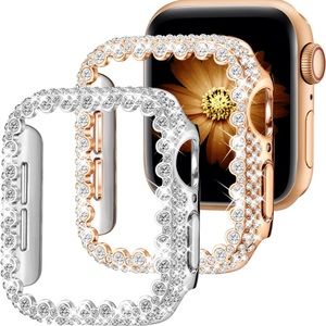Diamond apple watch case